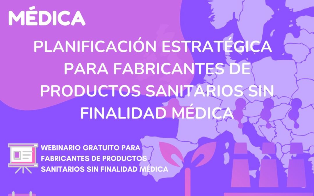 webinario licencia de fabricante de productos sanitarios 21 de noviembre